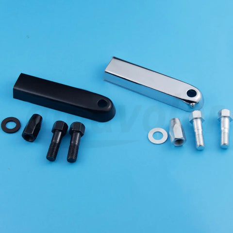 Beefy Pro Grade Billet Aluminum Gear Shift Linkage For Touring Motorcycles 1987-2021 Compatible With Softail Dyna Electra Glide Road Glide Street Glide Road King Trike Fatboy Wide Glide Black, black and chrome parts