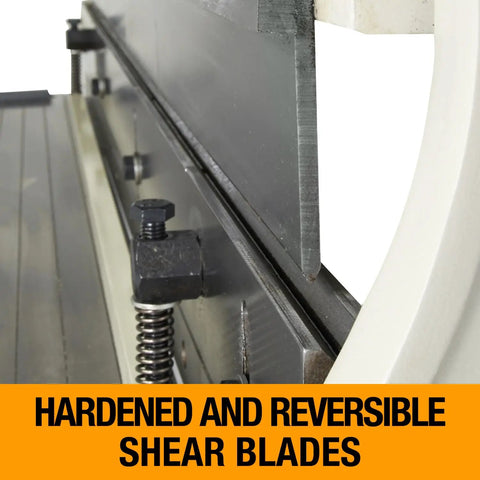 Shop Ready 52 Inch Combination Metal Shear Brake And Manual Slip Roll Machine Built Tough For Bending 20 Gauge Steel And 16 Gauge Aluminum Sheets Like A Real Pro