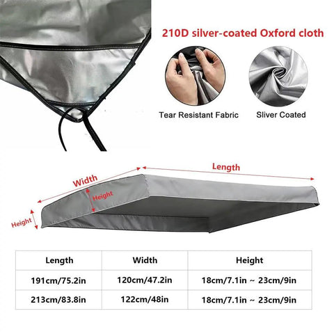 Porch Swing Canopy Replacement Cover 75x47 or 84x48 Inches Universal Top Cover for Garden Swing Waterproof material details