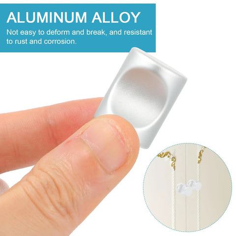 Close-up of aluminum alloy cabinet door grip from 12 Pcs Matte Single Hole Cylindrical Cabinet Door Handles set.