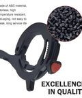 Universal Motorcycle Cruise Control Throttle Lock With Quick Release Thumb Twist clamp made of durable ABS material for stress-free riding.