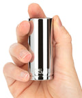 Hand holding a chrome socket from Beefy 1/2 Inch Drive Deep Socket Set, 19-Piece Deep 6-Point SAE Sockets From 3/8 To 1-1/2 In