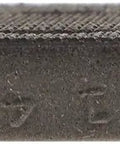Side view of hook and loop sanding pad for 333 sander 5 inch replacement, showing thickness and texture, with five dust holes visible.
