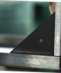 Built Tough 40 Pack Heavy Duty Corner Brackets Cold Rolled Steel Right Angle Triangle Shelf Supports For Furniture Reinforcement And Decorative Bed Frame Construction That Will Definitely Hold Up Like A Champ mounted on metal frame.