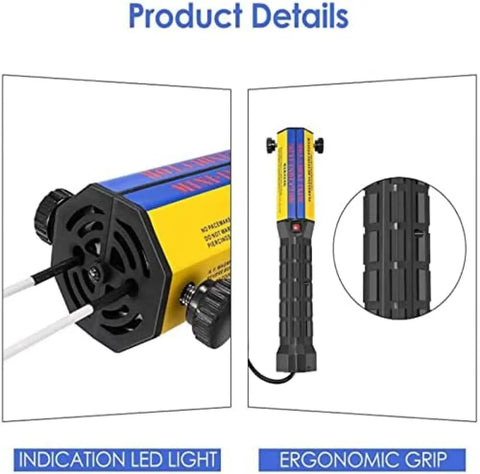 No Sweat High Power 1KW Induction Heater Flameless Thermal Tool showcasing LED light and ergonomic grip for easy use.
