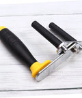One Pair Heavy Duty Gypsum Board Lifter Designed For No Sweat Handling Of Glass And Ceramic Tile Panels With Adjustable Angles And Slick Grip.