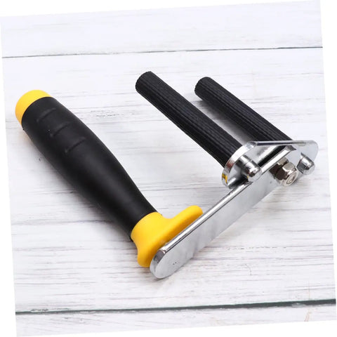 One Pair Heavy Duty Gypsum Board Lifter Designed For No Sweat Handling Of Glass And Ceramic Tile Panels With Adjustable Angles And Slick Grip.