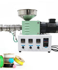 Pro Level Single Screw Filament Extruder Designed For Quick No Hassle 3D Printing Plastic Filament Making With Heavy Duty Heating Cooling Modules, 15mm size.