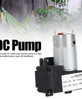 Tiny 10 Liters Per Minute DC Vacuum Pump With 81 kPa Negative Pressure 24V DC Compact Lab And Home Medical Gear
