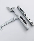 Heavy Duty Oven Door Hinge Replacement Built Like A Tank For Smooth Stove Operation And Top Shelf Kitchen Appliance Repair With Solid Pivot Action showing steel construction and spring mechanism.