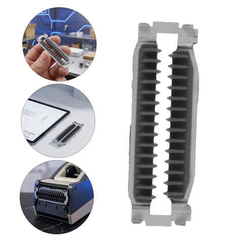 Automatic Tape Cutter Baffle Plate Replacement For Tape Dispensers Universal Compatibility Spare Part For Packaging And Shipping Tasks Easy Install Reduces Manual Adjustments And Downtime Craft And Shipping Tape Ready metal baffle plate close-up