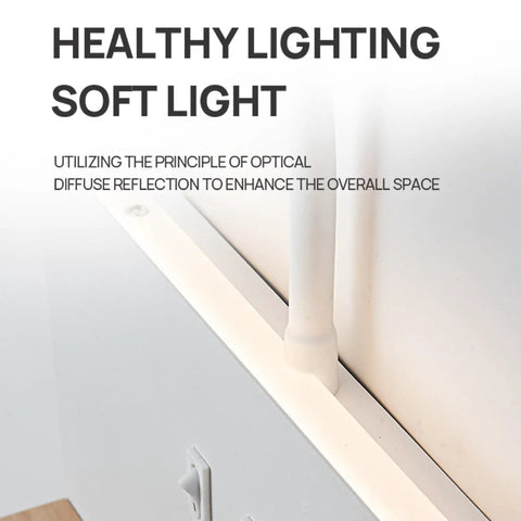 Close-up of Bedside Sconce With Wireless Charging Pad And USB C And USB A Ports emphasizing LED reflection on wall.