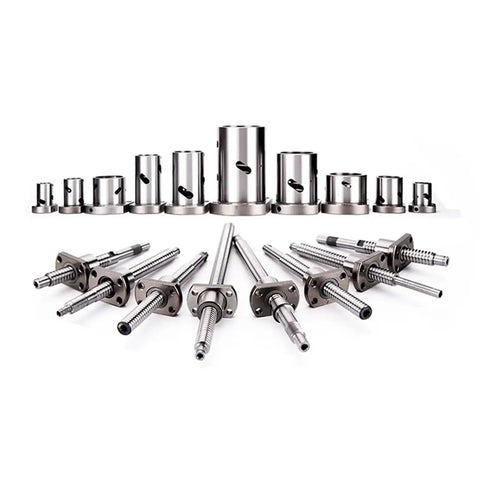 Miniature Ball Screw Kit SFKR0801 with Single Ball Nut, various sizes, precision machined for DIY CNC and custom machines.