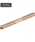 Pro Grade 10Mm X 100Mm Carbon Steel Hanger Bolts 12 Pack showing one heavy-duty screw with coarse threads.