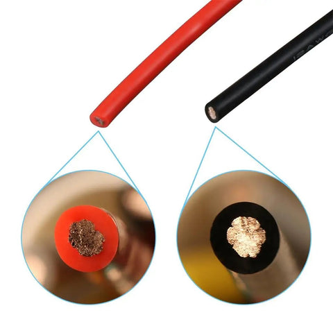 12 Gauge Silicone Wire Spool Red and Black 25ft Flexible 12 AWG Stranded Tinned Copper Wire Ultra Flexible Soft Silicone Rubber