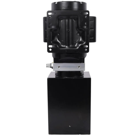 Heavy Duty Hydraulic Power Unit With 6 Quart Oil Reservoir For Two Post And Four Post Car Lifts, black motor and reservoir.