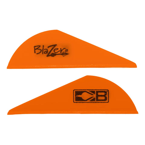 36 Pack White And Neon Orange Arrow Vanes For Broadhead Crossbow And 3D Archery Universal Vane Set With Lift And Steerage AR1000 material