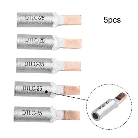 Heavy Duty Copper Aluminum Terminal Block 5 Pack Secure Screw Lock Wiring Connector For Electric Meter Boxes Low Heat Safe Power Transmission Straight Up No Fuss Install Real Deal Quality, close-up view showing detailed connectors.