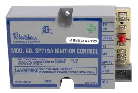 Robertshaw SP715A ignition control module for Direct Replacement Furnace Control Board For Lennox And Robertshaw Systems Plug And Play Easy Install Drop In With Models Like Lennox G12Q3 4x 80 4 HS780 34NL 308A HS780 34NR 306A GUN125 4B S03 00403 S8610A1009 S8610F1008 S8610F1016 50D50 843 57P40
