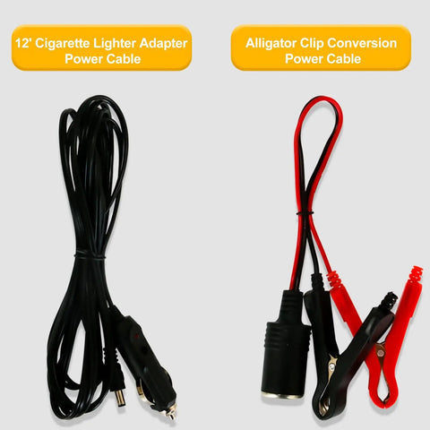 12V Fuel Transfer Pump Kit Moves Up To 120 Gallons Per Hour Of Gas Or Diesel With Flexible Fuel Hose And Dual Power Cables shown