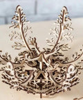 Hands On 3D Wooden Flower Puzzle Kit For Adults That Opens And Closes Without Batteries Mechanical Flower Model Brain Teaser Hobby Set Creative Wood Craft For Home Decor And DIY Fun, open wooden model