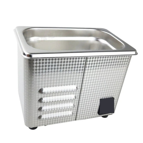 800ml Ultrasonic Cleaner Machine With Heating Function And Digital LED Timer For Jewelry Glasses Dental Parts, stainless steel design.