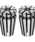 Two Pack ER8-2 Spring Collet 0.08 Precision CNC Lathe Milling Chuck Pro Grade Carbon Steel Workholding Engraving Collets For Engraving Machines And Milling Lathe Tools, two collets
