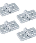 Heavy Duty Zinc Alloy T Slot Aluminum Extrusion Door Hinges 4 Pack For 4040 And 1515 Profiles With Smooth Swing Spray Paint Finish