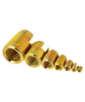 50 Pcs Self Tapping Thread Inserts Kit For Automotive Rail Transportation Beefed Up Durable Carbon Steel Construction With Rock Solid Wear Protection And Easy Installation For Heavy Duty Performance And Reliable Maintenance, assorted sizes