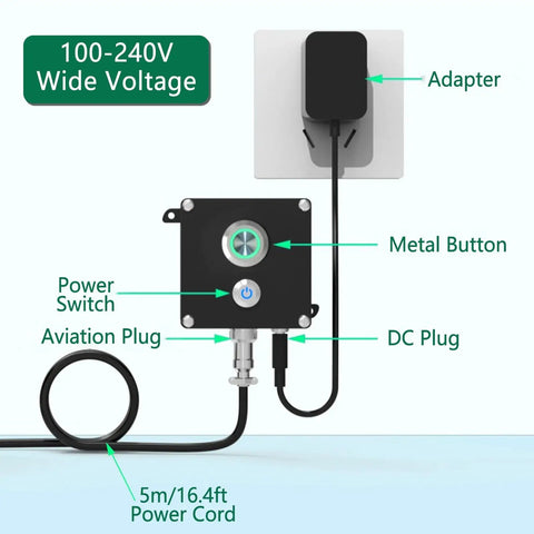 Heavy Duty Led Traffic Signal Light For Loading Docks And Car Washes With Easy Push Button Control built tough pc housing and various connection options.