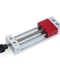 Compact Aluminum CNC Engraving Vise For Desktop Projects Adjustable Bench Clamp With Pre Drilled M5 Holes Lightweight Yet Sturdy Perfect For Hobbyists And DIY Makers To Hold Workpieces Steady And Precise