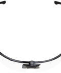 Rear view of Anti Fog Shooting Safety Glasses For Eye Protection Clear Lenses 3 Pack Black Frames Polycarbonate Build For Men And Women