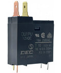 Beefy 12V DC Relay Switch For Appliances, 16A At 250VAC, 4-Pin PCB Mount With Two Quick-Connect Tabs, SPST-NO Control Board Relay
