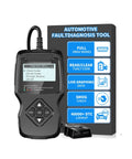 OBD2 Diagnostic Scanner For All Vehicles After 1996 With IM Readiness Real Time Data Stream Battery Health Tester Check Engine Light Reset And Diagnostic Code Reader Tool OBDII EOBD Scanner For Easy Quick Troubleshooting showing display interface and packaging