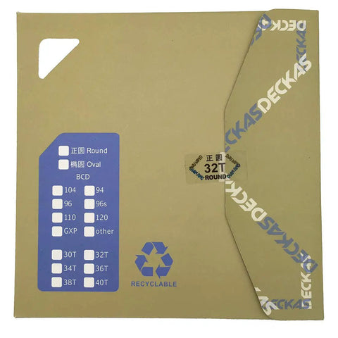 Packaging for Round Oval Narrow Wide Chainring 104 BCD 30T 32T 34T 36T 38T For 6 7 8 9 10 11 12 Speed Bikes