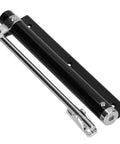 Stainless Steel Automatic Door Closer With Adjustable Spring in black for wood and metal doors, silent soft close hardware