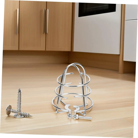 Screw Mount Fire Sprinkler Head Guard Protective Steel Cage Shields Irrigation Pipes Against Impact And Vandalism in chrome finish.