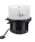 Front Hvac Heater Blower Motor For Audi A4 A5 Q5 S4 S5 Quattro 2008 To 2016, single unit design, black and white, plug and play.
