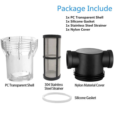 Three Quarters Inch Female NPT In Line Strainer With 100 Mesh Stainless Steel Screen Garden Hose Sediment Filter components