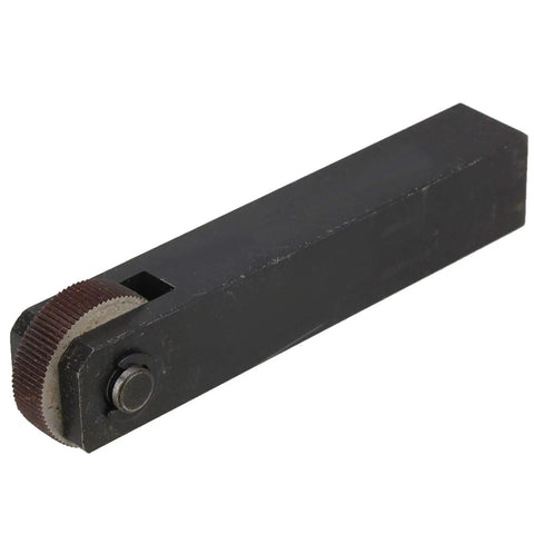 Close-up of 7 Piece Knurling Tool Set With 0.5mm 1.0mm 1.5mm And 2mm Pitch, metal single wheel head for metal lathe machinists.