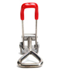 Heavy Duty Stainless Steel Toggle Latch Catch With Quick Clamping Hasp For Cabinets, Toolboxes and Doors Offers Effortless One Hand Operation And Secure Grip For Daily Hustle. close-up front view