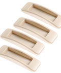 4 Pcs Self Stick Instant Cabinet Drawer Handles Adhesive No Drill Mounting Multipurpose Stick On Finger Pulls Khaki Finish