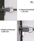 Arborist Friction Saver For Tree Climbing Pro Grade 22kN Retrievable Cambium Saver Loop Belt Sling With Aluminum Ring size details