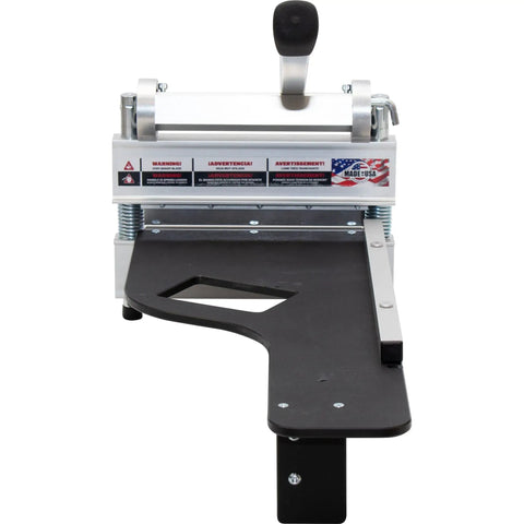 Front view of Ultra-Lite 9 Inch Flooring Cutter For Vinyl Plank, LVP, Laminate, Engineered Hardwood And Siding, Pro Grade