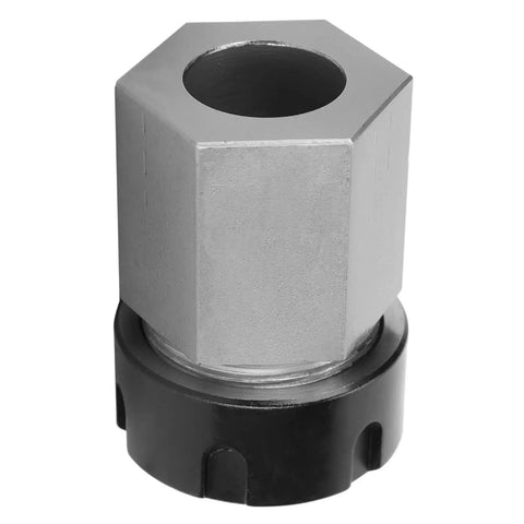 Hex Collet Block With Square Shank Chuck Holder For ER 32 Collets, CNC Lathe Engraving Machine, high strength tool steel, through hole