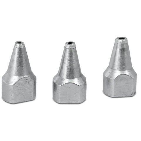 Three Piece Desoldering Nozzle Set Copper Tips 1.0mm 1.5mm 2.0mm For S993A S995A Electric Vacuum Desoldering Pump Solder Sucker Gun Replacement Durable DIY Friendly