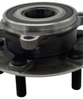 Front Wheel Bearing And Hub Assembly For Select Mazda Models, Complete Replacement with Hub and Bearing, Precision Engineered, Silver/Black