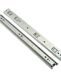 Telescopic Cabinet Drawer Slides 42mm Full Extension Soft Closing Concealed Ball Bearing Slides 1 Pack with durable steel rails