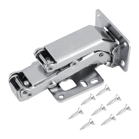 Soft Close Cabinet Door Hydraulic Hinge With 130 Degree To 170 Degree Adjustable Angles, Heavy Duty Carbon Steel, Rust Resistant