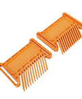 Badass Adjustable Featherboard For Table Saws Router Tables And Band Saws Hella Secure Stackable Workshop Safety Upgrade with orange plastic combs.